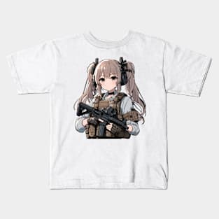 Tactical Girl Kids T-Shirt